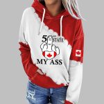 Women's 51st State My Ass Print Hoodie