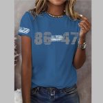 Women's 86 47 Print Round Neck T-Shirt