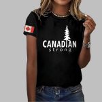 Women's Canadian Strong Print T-Shirt