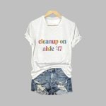 Women's Cleanup On Aisle 47 Print Casual T-Shirt
