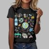 Womens Earth Day Printed T Shirts 3