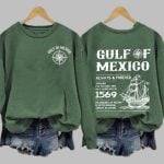 Women's Gulf Of Mexico Always Forever Printed Sweatshirt