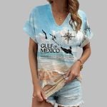 Women's Gulf Of Mexico Print T-Shirt