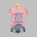 Women's Gulf Of Mexico Printed V Neck Shirt
