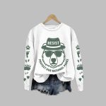 Women's Resist Protect Our National Parks Printed Sweatshirt