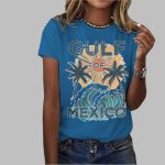 Women's Retro Gulf of Mexico Print Shirt