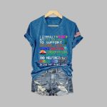 Women's Support Our National Parks Printed T-Shirt