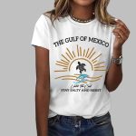 Women's The Gulf Of Mexico Print Round Neck T-Shirt