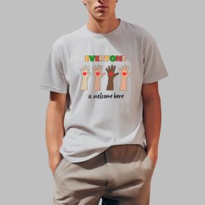 Everyone Is Welcome Here Idaho Teacher Shirt 4 1