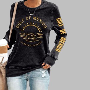 Women's Gulf Of Mexico Print Sweatshirt