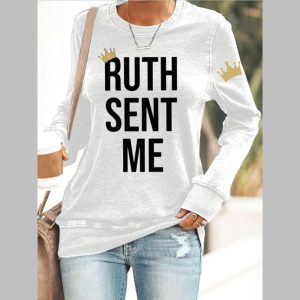 Women's Ruth Sent Me Print Casual Sweatshirt