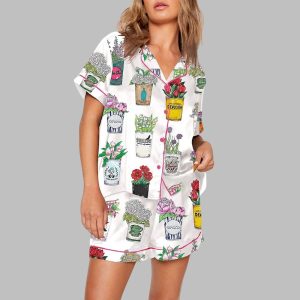 NYC Coffee Cups Pajama Set 1
