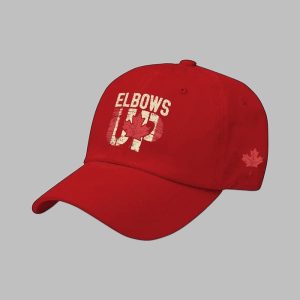 Elbows Up Canada Printed Baseball Cap 1