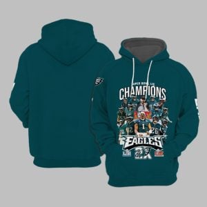 Eagles Super Bowl LIX Champions Hoodie Shirt