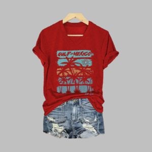 Women's Gulf Of Mexico Printed T-Shirt