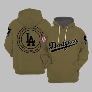 Dodgers Military Appreciation Night 2025 Hoodie 1 1