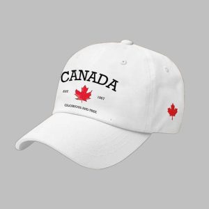 Splendor And Free Canada 1867 Print Baseball Hat 1