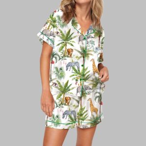Safari Animal Pajama Set 1