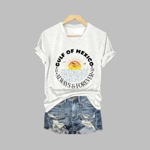 Women's Gulf Of Mexico Always n Forever Printed Shirt