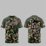 2025 Dodgers Military Appreciation Shirt