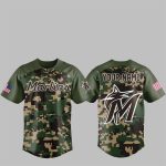 2025 Marlins Military Appreciation Baseball Jersey