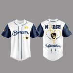 2025 Milwaukee Brewers Nurses Appreciation Night Jersey Combo