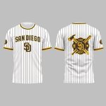 2025 SD Padres x Firefighter Appreciation Night Shirt