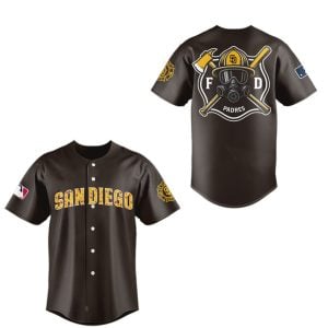 SD Padres x Firefighter Appreciation Night 2025 Jersey Combo 1