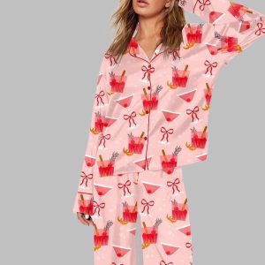 Manhattan Cocktail Martini Pajama Set 1