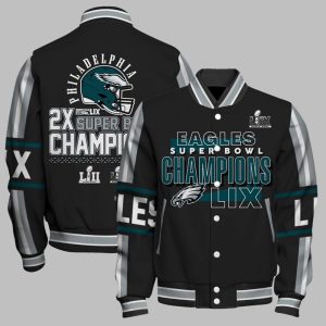 Eagles Super Bowl Champions LIX Varsity Jacket 1 1