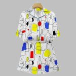 Abstract Wine Art Print Pajama Set