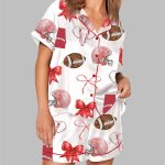 Alabama Bow Aesthetic Game Day Pajama Set