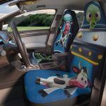 Alien and Cow Pattern Car Seat Covers