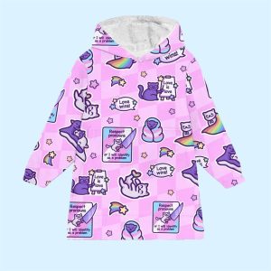 Pride Cat Blanket Hoodie