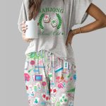 Chinoiserie Mahjong Casual Pajama Set