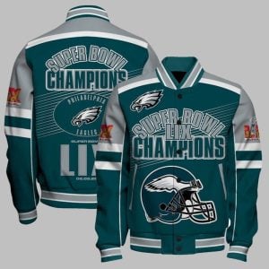 Eagles Super Bowl LIX Champions 02.09.2025 Varsity Jacket