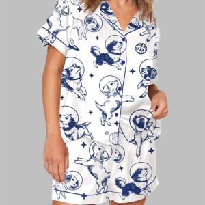 Dogs In Space Pajama Set 1