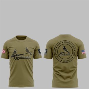 2025 St Louis Cardinals Military Appreciation Night Shirt 1