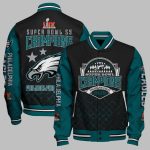Eagles LIX Super Bowl 59 Champions Varsity Jacket