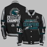 Eagles Super Bowl Champions LIX Varsity Jacket