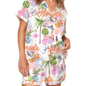 Florida Preppy Pajama Set 1