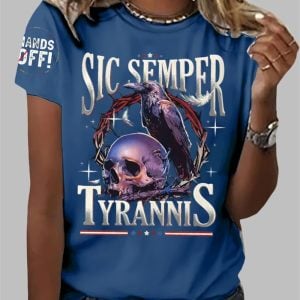 Hands Off Sic Semper Tyrannis Printed Shirt 1