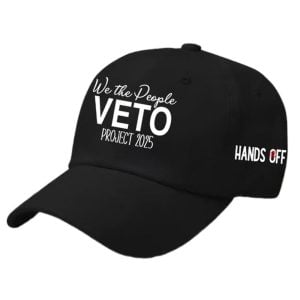 Hands Off We the People Veto Project 2025 Hat 1