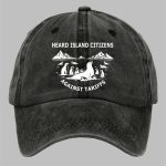 Heard Island Citizens Against Tariffs Print Baseball Cap