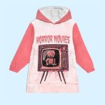 Horror Movie And Chill Blanket Hoodie