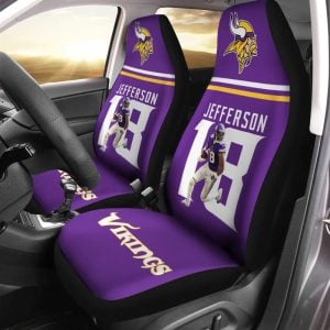 Vikings Jefferson Car Seat Cover 1