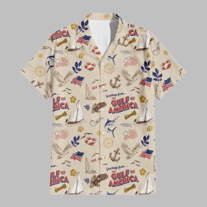 Greetings From The Gulf Of America Hawaiian Shirt 1