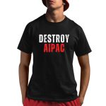 Lilly Gaddis Wearing Destroy Aipac Shirt