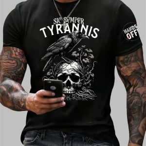 Mens Sic Semper Tyrannis Vintage T Shirt 5