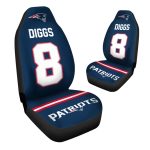 NE Patriots Diggs 8 Car Seat Cover
